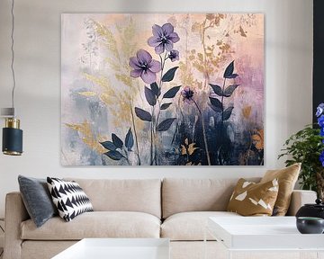Purple flowers | Gilded Serenity