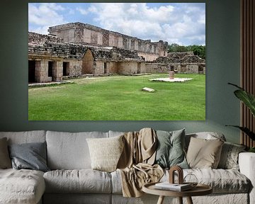 De overblijfselen van het oude Uxmal van Frank Photos
