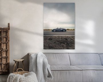 Audi R8 V10 met een Prachtig Zeezicht op de Achtergrond van Sebastiaan van 't Hoog
