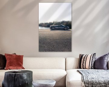 Audi R8 V10 met een Prachtig Zeezicht op de Achtergrond van Sebastiaan van 't Hoog