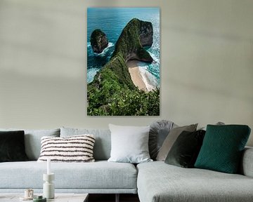 Kelingking Beach van Kevin van Leeuwen