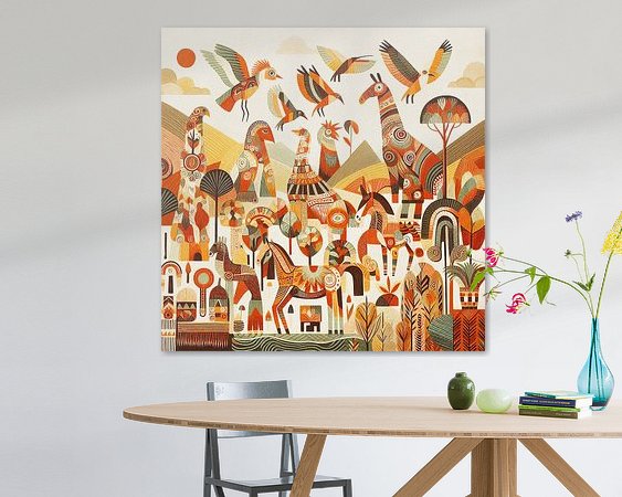 Example of the artwork in a room