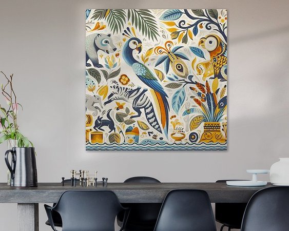 Example of the artwork in a room