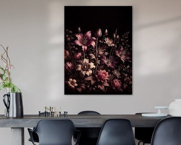 VINTAGE COLOURFUL BOTANICAL-10A