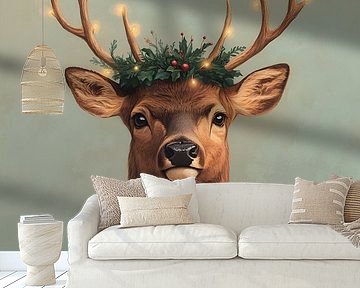 Weihnachtshirsch von But First Framing