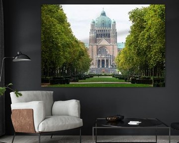 The Basilica of the Sacred Heart in  at the Elisabeth park van Werner Lerooy