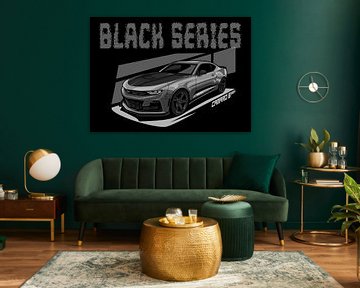 Black Series Sportcars Muscle Car Gen 6 by CFStore