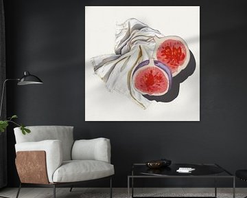 Still Life with Fig by Marja van den Hurk