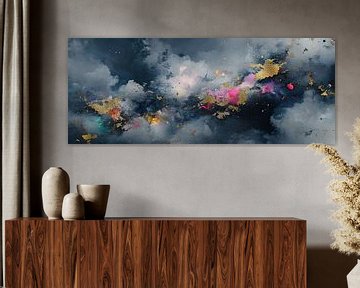 Nebula Splendor van Abstract Schilderij