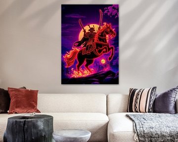 Samoerai krijger silhouet van MIROKKU
