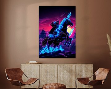 Samoerai krijger te paard van MIROKKU