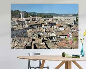 The authentic charm of Viviers seen from above
