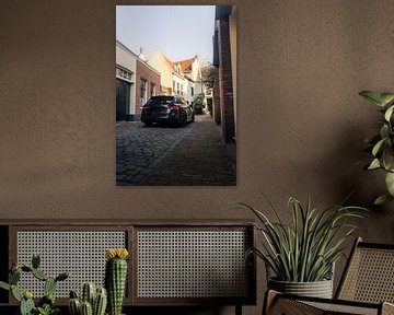 Audi RS4 ABT in het Hart van een Historische Stad van Sebastiaan van 't Hoog