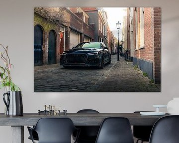 Audi RS4 ABT in het Hart van een Historische Stad van Sebastiaan van 't Hoog