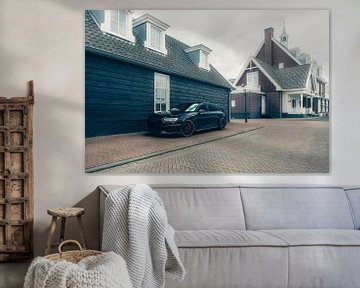 Audi RS4 ABT in een Havenachtig Gebied van Sebastiaan van 't Hoog