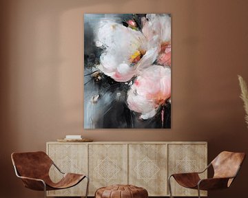 Bloemen, modern en abstract van Studio Allee