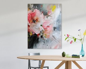 Bloemen, modern en abstract van Studio Allee