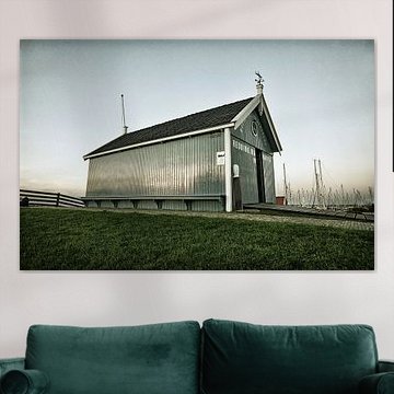 Hindeloopen Friesland in the Netherlands. Port and North and South Holland Rescue Company.