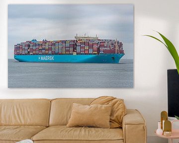 Containerschip Maastricht Maersk. van Jaap van den Berg