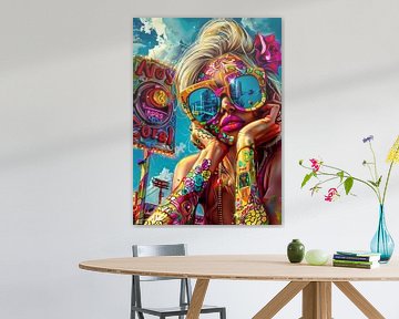 zomer pop meisje