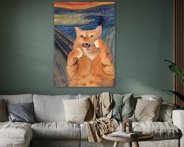 oranje katten grappig