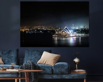Sydney  Opera House and Woolloomooloo Bay van Ricardo Bouman