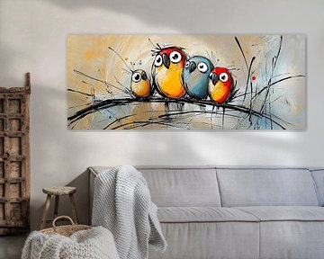 Famille sur Peintures accrocheuses