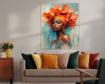 Africa art by But First Framing