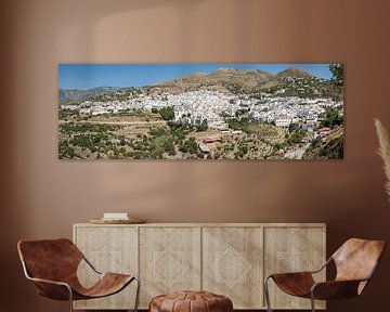 Panorama (3:1) of Cómpeta, Spain by René Weijers