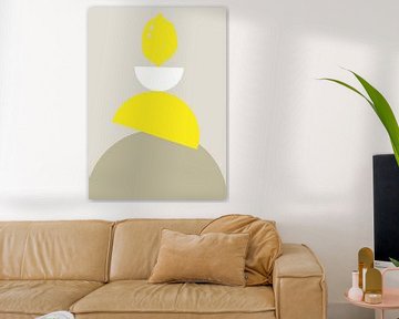 TW living - modern summer lemon art - 5 van TW living