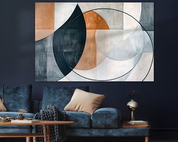 Modern abstract ontwerp met vormen van Art & Soul Creations