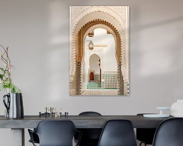 Mausoleum of Moulay Ismail in Meknes, Morocco by Melissa Peltenburg