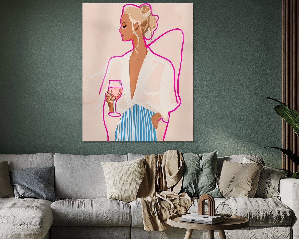 Example of the artwork in a room