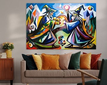 Kleurrijke tovenaars in magisch duel van Art & Soul Creations