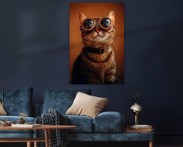 Steampunk Poes van Harry Hadders