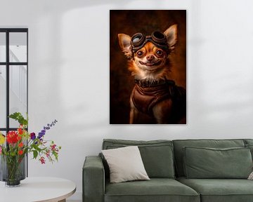 Steampunk Chihuahua van Harry Hadders