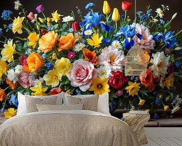 Ode to nature: harmonious floral composition