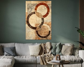 Abstraktes Design mit Kreisen von Art & Soul Creations