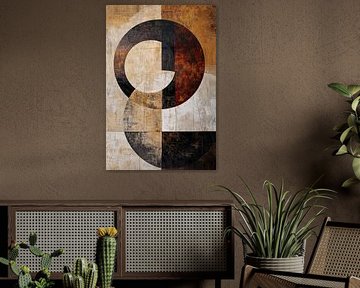 Abstract circles and lines design by Art & Soul Creations