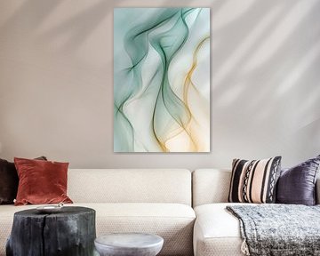 Soft abstract lines and colours by Art & Soul Creations