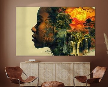 Natuur Collage | Collage | Modern van De Mooiste Kunst
