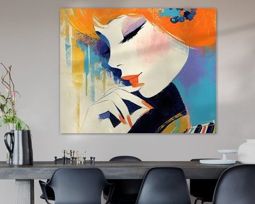 Elegance in Pastel by Eye catching paintings