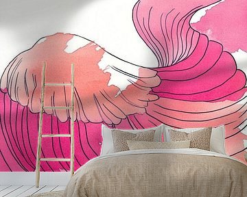 De roze zwaan van Franka Poulain