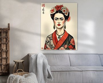 Frida Japanse kunst 2 van MIROKKU