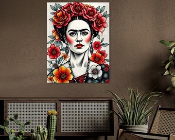 Frida Japanse kunst 3 van MIROKKU