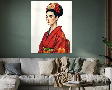 Frida Japanse kunst 4 van MIROKKU