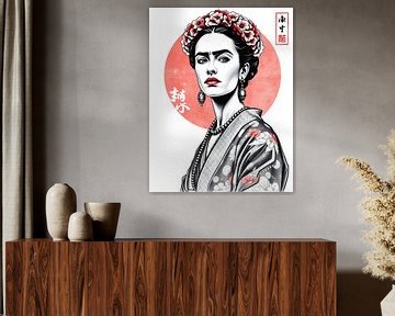 Frida Japanse kunst 7 van MIROKKU