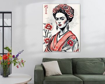 Frida Japanse kunst 8 van MIROKKU