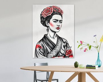 Frida Japanse kunst 9 van MIROKKU