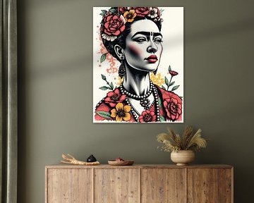 Frida Japanse kunst 4 van MIROKKU